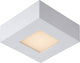 Lucide brice-led - plafonnière (plafondlamp) badkamer - led dimbaar - 1x8w 3000k - ip44 - wit