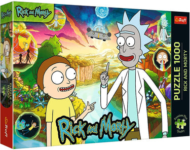 Trefl legpuzzel rick and morty - 1000 stukjes premium plus kwaliteit.