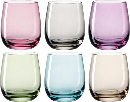 Leonardo sora drinkglas assorti 250 ml - set 6