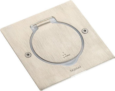Legrand - stopcontact schuko vloer 2p alu - zilver