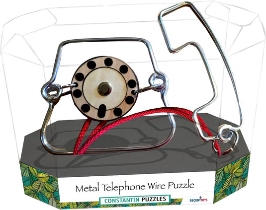 Recent toys metal telephone breinpuzzel