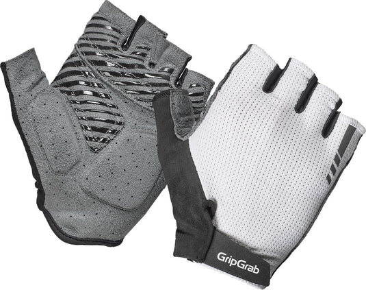 Gripgrab - expert rc max korte vinger zomer fietshandschoenen met padding - wit - unisex - maat xxl