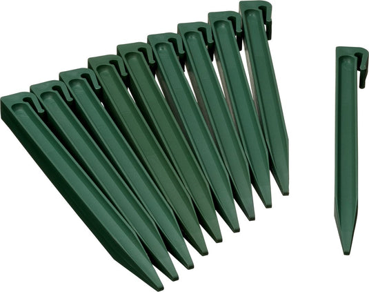 Nature - grondpennen (10 st.) - h26,7cm - groen - voor borderranden