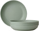 Mepal diep bord silueta - 4 stuks - dinerborden - nordic sage