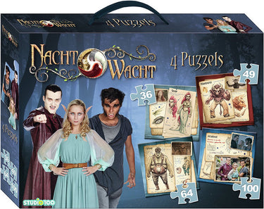Nachtwacht 4 in 1 puzzel - 36 49 64 100 stukjes