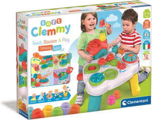 Clementoni soft clemmy - touch play sensory table - speeltafel - activiteiten tafel - 10-36 maanden