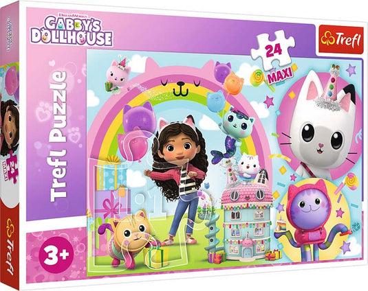 Trefl gabby's dollhouse - vrolijk speelgoed voor peuters 24m+.
