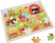 Playwood houten puzzel frame boerderij 48 stukken