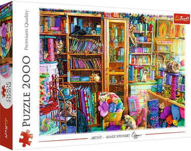 Trefl puzzel kattenparadijs 2000 stukjes premium kwaliteit.