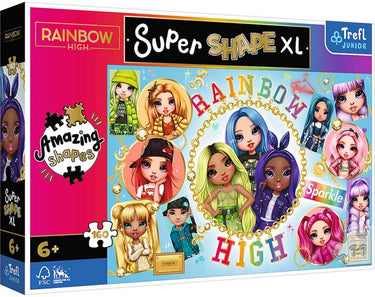 Trefl puzzel rainbow high 160xl - kleurrijke legpuzzel fsc karton.