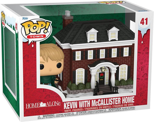 Funko pop town: kevin with mccallister home pop