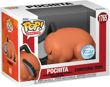 Funko chainsaw man pop! movies vinyl figure sleeping pochita exclusive 9 cm