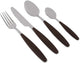 Gimex - bestek - bruin - soft touch heft - 16-delig