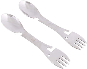 Bo-camp - spork - rvs - 2 stuks