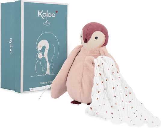 Kaloo complices – pinguin roze - knuffel doek
