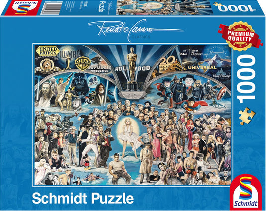 Schmidt - legpuzzel - hollywood - renato casaro - 1000 stukjes - volwassenen - vanaf 12 jaar