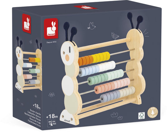 Janod - sweet cocoon - houten telraam tups - educatief spel