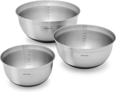 Brabantia profile beslagkom - 3-delig - matt steel zwart