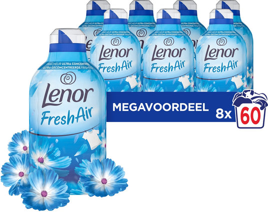 Lenor fresh air wasverzachter ochtendfris - 8 x 60 wasbeurten