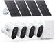 Aosu solarcam system max - 4 beveiligingscamera’s - 2k resolutie - zonne-energie - draadloos - 32gb