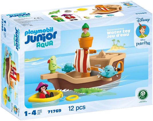 Playmobil junior disney: peter pans spetterend piratenschip 71769