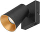 Trio sharp - spot - zwart mat - excl. 1x gu10 4,9 w - wand- en plafondmontage - geschikt voor vaste montage of stekker