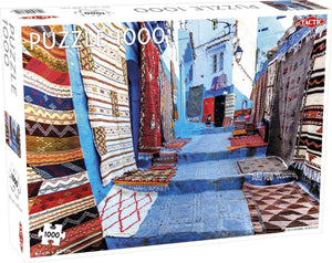 Tactic puzzel around the world: chefchouen morocco - 1000 stukjes