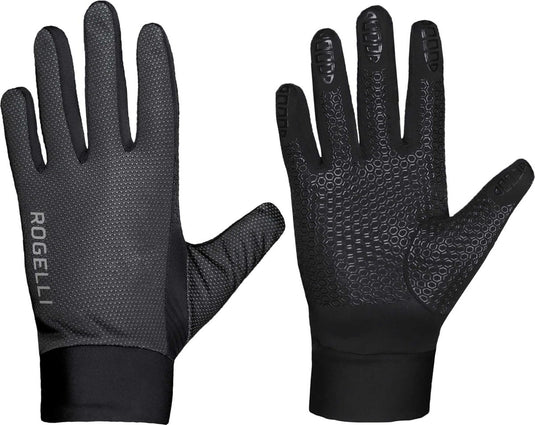 Rogelli laval fietshandschoenen heren - wielrenhandschoenen - zwart - maat s