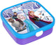 Mepal bento lunchbox groot campus - 1.25 l - inclusief 2 uitneembare lekdichte bentobakjes vorkje - frozen friends