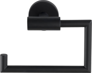 Wenko toiletrolhouder bosio rvs zwart mat - wc rolhouder - toiletpapier houder