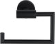 Wenko toiletrolhouder bosio rvs zwart mat - wc rolhouder - toiletpapier houder