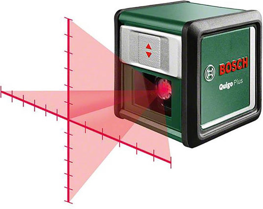 Bosch quigo plus - kruislijnlaser - inclusief statief - richtplaat - batterijen