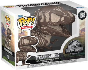Funko jurassic park jurassic world - tyrannosaurus vinylfiguur 1682 pop! meerkleurig pvc -