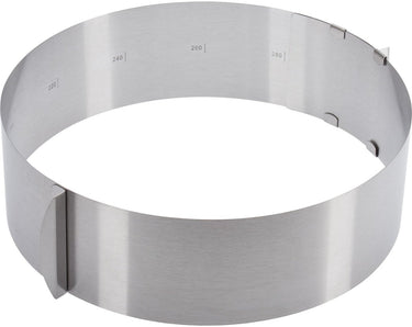Westmark taartring, extra hoog, ø 16-30 cm variabel, roestvrij staal, zilver, 31312260