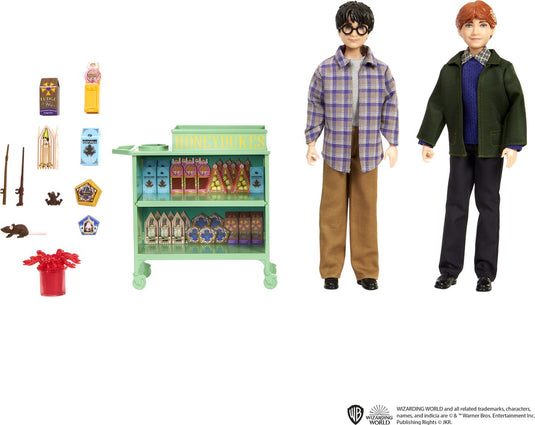 Harry potter - harry en ron in de zweinsteinexpres - speelfiguur