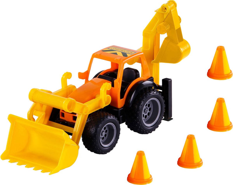 Load image into Gallery viewer, Cavallino grip graafmachine tractor met rubberbanden, 38,5cm
