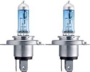 Philips hauptlampe white vision ultra lamp h4 12v kit white visors. ult
