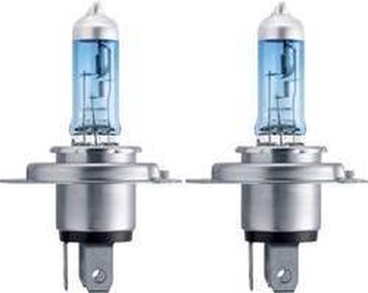 Philips h4 - reservelampen – white vision - 12v 60 55w - 2 stuks