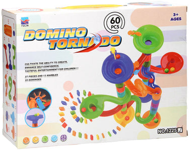 Lobbes speelgoed bv domino tornado knikkerbaan, 60dlg.
