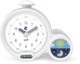 Kidsleep - slaaptrainer en kinderwekker - met nachtlampje - wekkerfunctie - inclusief adapter - limited edition grijs wit