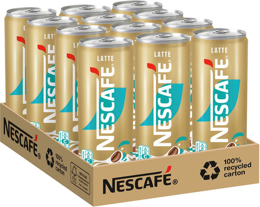 Nescafé - latte ijskoffie - 12 blikken a 250ml