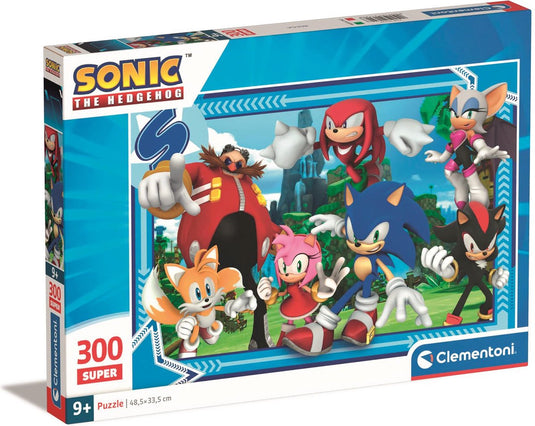 Clementoni legpuzzel super color sonic, 300st.