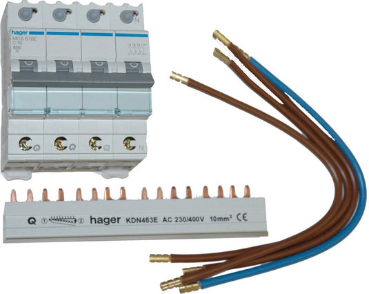 Hager vision stroomonderbreker - vks08sc - e32bm