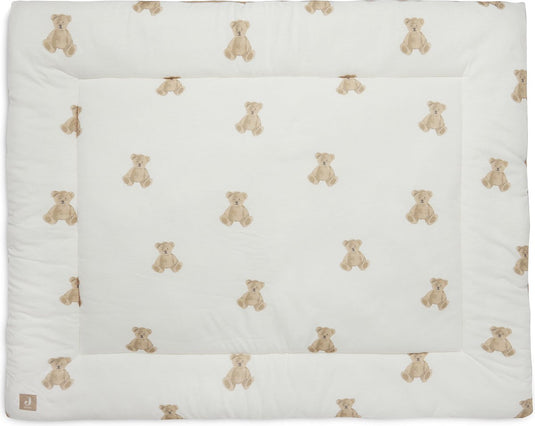 Jollein - boxkleed teddy bear - biologisch katoen - speelkleed baby - 75x95cm
