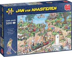 Jan van haasteren - de golfbaan - 5000 stukjes puzzel - legpuzzel voor volwassenen - jvh