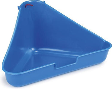 Beeztees konijnentoilet pip - knaagdier - plastic - blauw - 35x20x17 cm