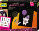 Lena knutselset unicorn sparkle art met hoes en glitters.