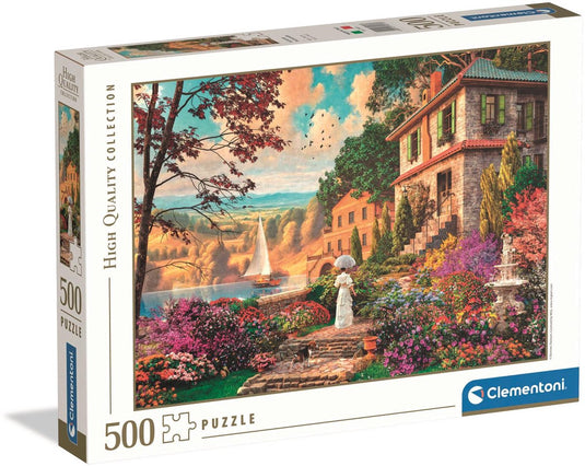 Ty clementoni victorian promenade - victoriaanse puzzel 500 stukjes volwassenen - legpuzzel hqc high quali collection vanaf 10 jaar