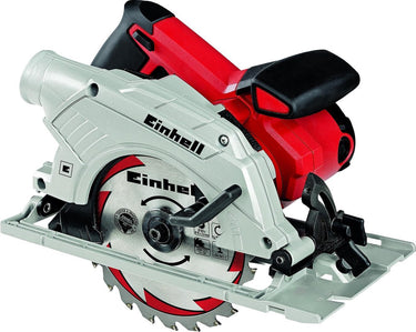 Einhell cirkelzaag te-cs 165 - 1200 w - 5.500 t min - ø165 - max. zaagdiepte bij 90° 45°: 55 40 mm - incl. 1x zaagblad (ø165x16x2,4 mm 24 t)
