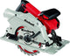 Einhell cirkelzaag te-cs 165 - 1200 w - 5.500 t min - ø165 - max. zaagdiepte bij 90° 45°: 55 40 mm - incl. 1x zaagblad (ø165x16x2,4 mm 24 t)